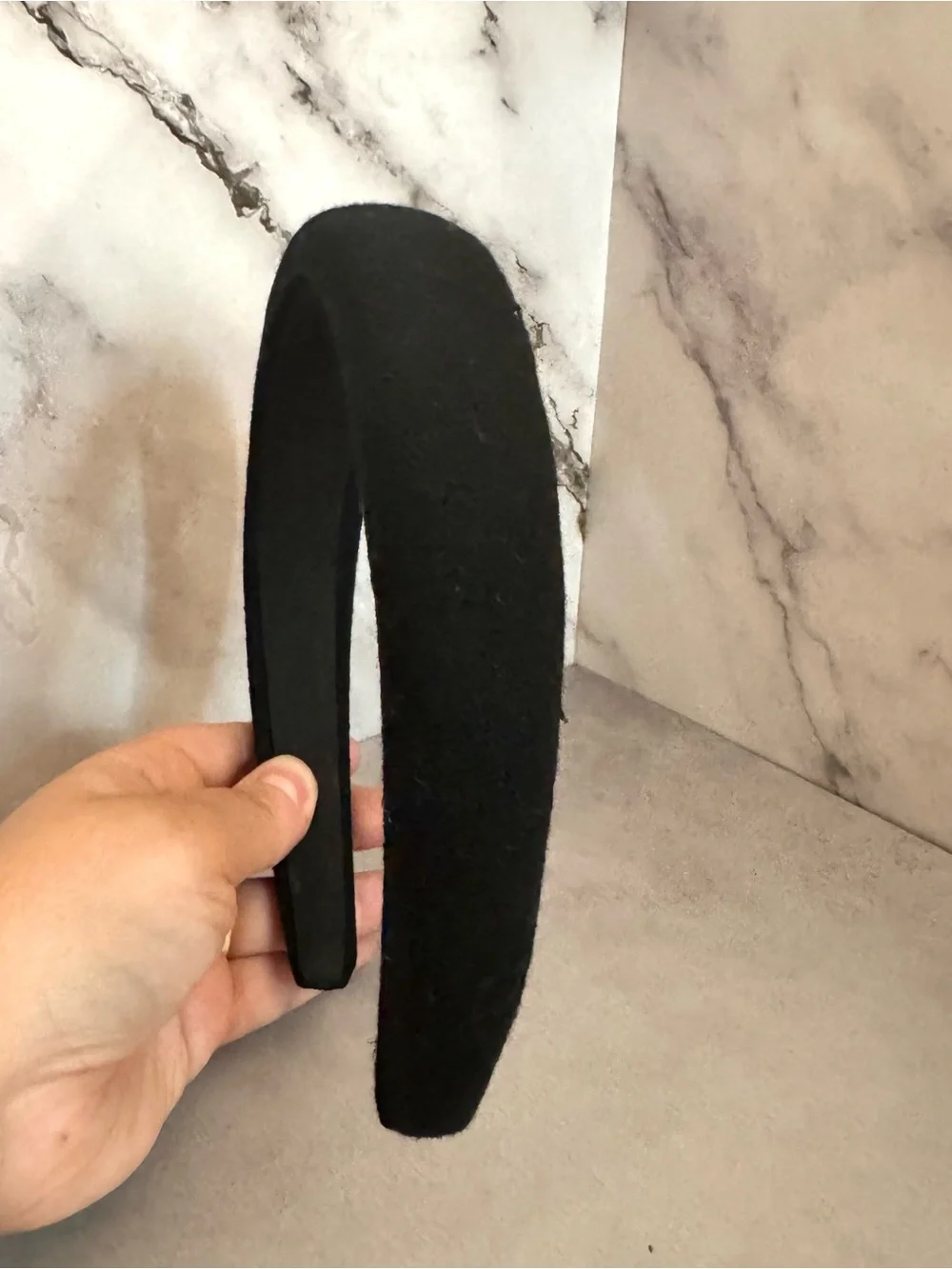 Madewell Padded Linen Headband, True Black - Women Accessories Item NN225